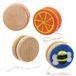 Baker Ross FC849 Houten YoYo tolletjes - Set van 4, feestzakjes voor jongens en meisjes, versier je eigen YoYo