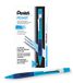 Pentel Quick Clicker vulpotlood, vulling 0,5 mm, blauwe schacht, transparant, 12 stuks (PD345T, C)
