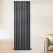 Hudson Reed Radiateur design vertical - 178 x 59 cm - Panneau double - Gris - Design moderne - Chauffage central - Vitality