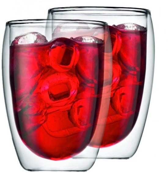 Bodum Pavina Dubbelwandig Glas - 0.35 l - 2 stuks