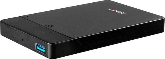 Lindy 43331 2.5" SATA USB 3.0 behuizing - Zwart