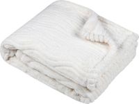 Stof Textiles Plaid Columbia - Wit - 130 x 160 cm