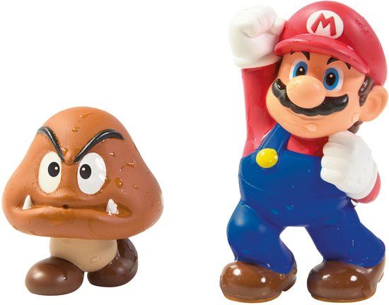Tomy My Mario Waterspuiters: Mario & Goomba - Badspeelgoed