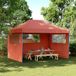 Maison Exclusive - Tente de réception pliable avec système pop-up et 3 parois latérales, couleur terre cuite