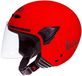 NZI Helix II Jethelm Junior Glossy Red L