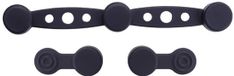 NCD E-Commerce Handel GmbH Aimants spécialement conçus pour les friteuses à air, avec clips magnétiques en silicone, résistants à la chaleur, conçus pour empêcher le papier de cuisson de couvrir le contenu des aliments (noir x 4)