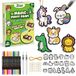 Puffy Art 3D-schilderset enfants 6-8 ans - Set de loisirs créatifs - 24 couleurs - Avec feutres à eau