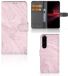 B2Ctelecom Sony Xperia 1 III Bookcase Marble Pink