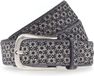 b.belt Riem Tessa Gold Ledergürtel W95 Black / Silver