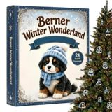 Calendrier de compte à rebours de Noël avec thème Chien