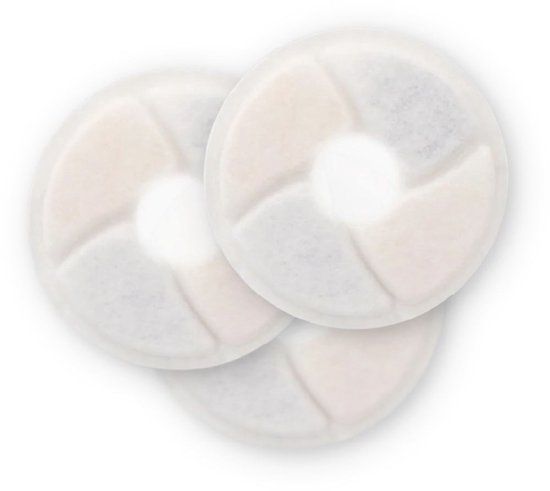 Pawzz – WF25L – Waterfonteinfilters – actief kool – 3 stuks