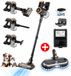 AG 2-in-1 Steelstofzuiger Draadloos – Inclusief Extra Batterij – 90 min Stofzuigen – Premium Gold – Krachtige Stofzuiger Zonder Zak – Geschikt voor Dierenharen – Compact & Lichtgewicht Kruimeldief