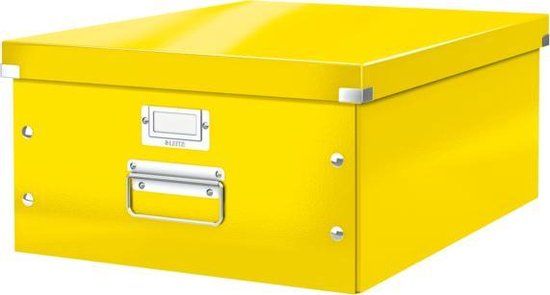 Leitz WOW Click & Store Opbergdoos - A3 - Geel