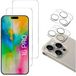 Phonillico® Verre trempé pour iPhone 16 PRO et protection d'appareil photo [Pack 2]