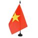 AZ FLAG Tafelvlag Vietnam 21x14 cm