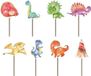 Non-branded Cake decoration - Dinosaur - Pour Enfants - Birthday - Baby shower - Cupcake toppers - 48 pièces