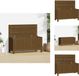 vidaXL Tuinbox - 108x42,5x54 cm - Massief Grenenhout - Honingbruin