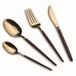 Berlinger Haus BH3072 set de couverts 24 pièces Brun, Or