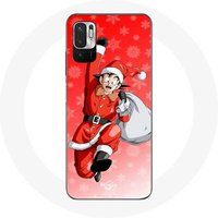 Maniacase Hoesje voor Xiaomi Poco M3 Pro Anime Son Goku Dragon Ball Kerstdag 2023