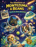 The Adventures of Montezuma & Beans: The Great Space Adventure: A Fun Space Coloring Book for Kids | Cute Dogs, Sloth, Aliens, Rockets, and Outer Space Adventures