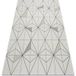Rugsx - Tapis en corde sizal Color 19447/062 losanges triangles crème white 120x170 cm