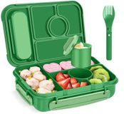 Unyqoos Smaragdgroen Kunststof Lunchbox 1.30 l