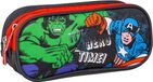 1003 Étui à stylos avec 2 compartiments The Avengers Noir