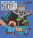 Danilo Promotions Limited Son verjaardagskaart, verjaardagskaart voor zoon, Minecraft verjaardagskaart voor zoon, verjaardagskaart voor hem Minecraft, Multi, 210 x 290 mm