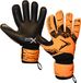Precision keepershandschoenen junior Fusion X Flat Cut Fluo Oranje/Zwart maat 4 voetbal