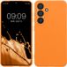 kwmobile telefoonhoesje geschikt voor Samsung Galaxy S24 - Hoesje voor smartphone - Precisie camera uitsnede - In fruitig oranje
