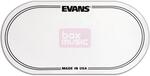 Evans EQPC2 Bassdrum Patch dubbel wit