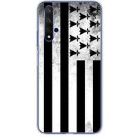 1001 coques Huawei Honor 20 Bretagne vlag siliconen hoesje