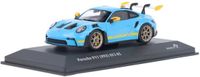 Geen automerk Solido Porsche 911 GT3 RS / Tribute 24h Daytona 2003 (992) Modelauto 1:43 Riviera Blue