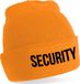 Bellatio Decorations Security Muts - Unisex - One Size - Oranje