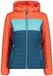 CMP Damesjack met capuchon, Oranje, Maat XL, Polyester, Waterafstotend