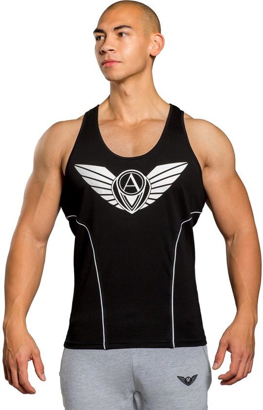 Aero wear Ascender - Tanktop - Zwart - XL korte uitvoering