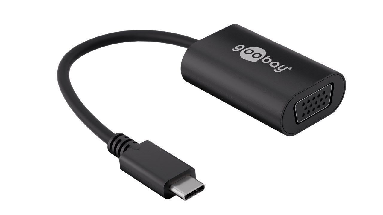Goobay 38531 USB grafische adapter - zwart - 1920 x 1080 pixels