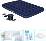 Bestway Luchtbed - Twijfelaar - 137 x 191 x 22 cm - Blauw
