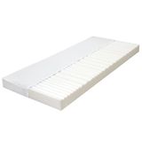 VidaXL Matelas à ressorts ensachés individuel Blanc Polyester 90x200x10 cm