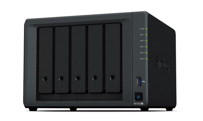 Synology DiskStation DS1522+ NAS Server - AMD R1600 - 8GB RAM - 5-Bay