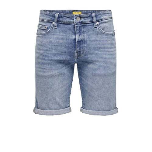ONLY & SONS ONLY & SONS slim fit short ONSPLY medium blue denim