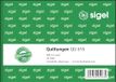 SIGEL QU615 kwitantieblok A6 liggend, 50 vellen