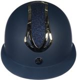 HKM Ruitercap veiligheidshelm Illusion donkerblauw/goud maat S (52-54 cm)