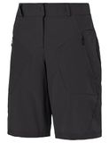 VAUDE Altissimo Shorts II, Fietsshorts met gevoerde inzet, Dames Fiets-Sportbroek Reguliere pasvorm, black uni, Maat 40