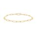 Tamaris Anklet - Elegant enkelbandje van gepolijst roestvrij staal - IP goud - schakelketting verstelbaar tot 25 cm - waterdicht en huidvriendelijk