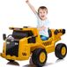 Sun Baby Kiepwagen électrique avec batterie (Jaune)