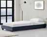 Corium Houten bed Laag linnen met bedbodem 90x200 cm donkergrijs