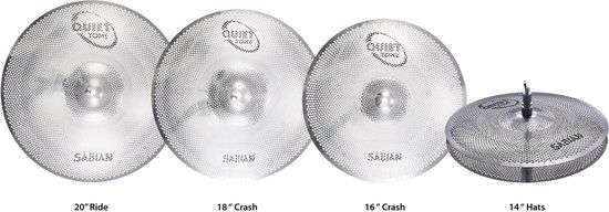 Sabian Quiet Tone Set QTP504 - Bekken set