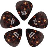 D'Addario Joe Satriani Satch Grip Picks - Extra Heavy (1.25mm), 5 Pack