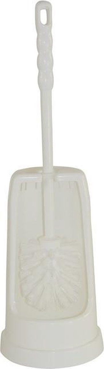 Betra Toiletborstel / wc-borstel wit met houder 16 x 16 x 39 cm